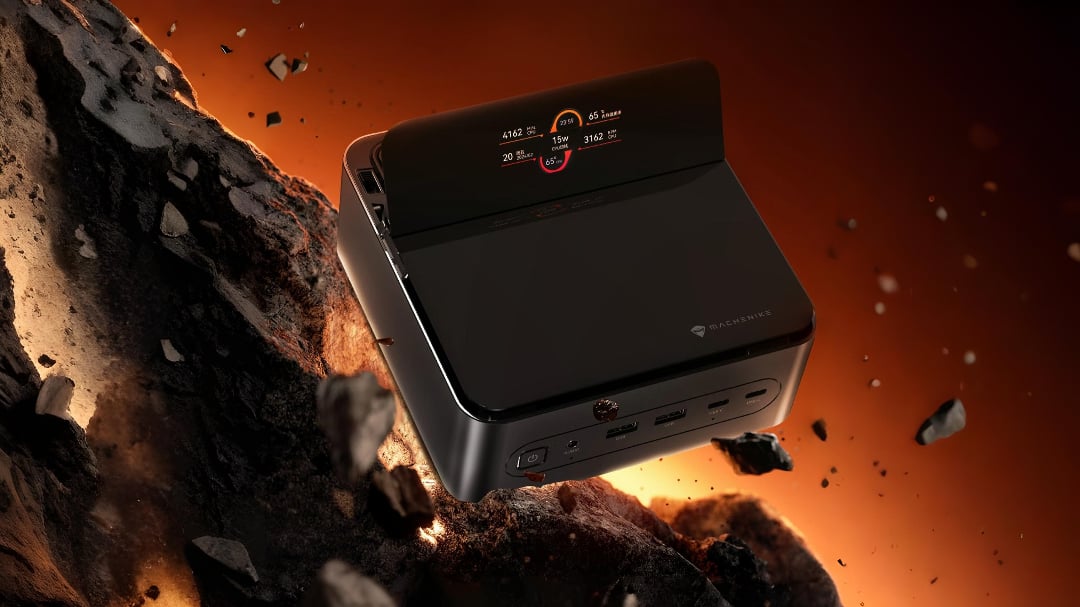 Мини-ПК Machenike Mini GTS с процессором Intel Core Ultra 9 285H и интеллектуальным дисплеем