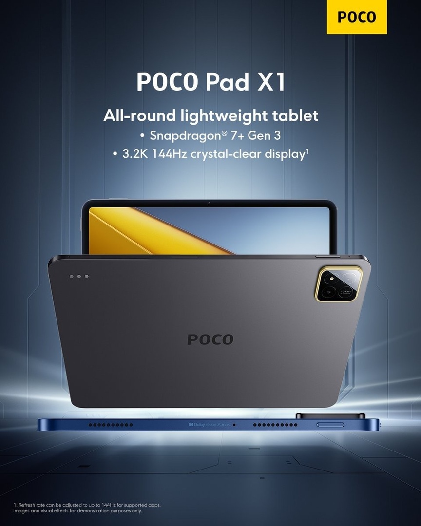 POCO Pad X1 выйдет 26 ноября. Неужели это всего лишь ребрендинг Xiaomi Pad 7? Скоро узнаем
