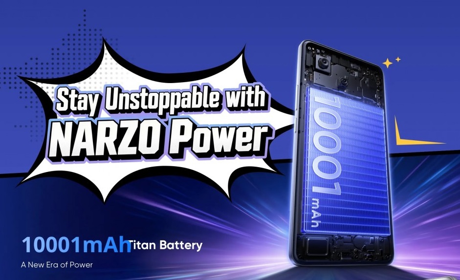 Смартфон Realme Narzo Power: с батареей емкостью 10001 мА*ч