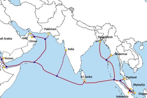 Ремонт подводного кабеля SEA-ME-WE-5 стал причиной перебоев с Интернетом в Бангладеш