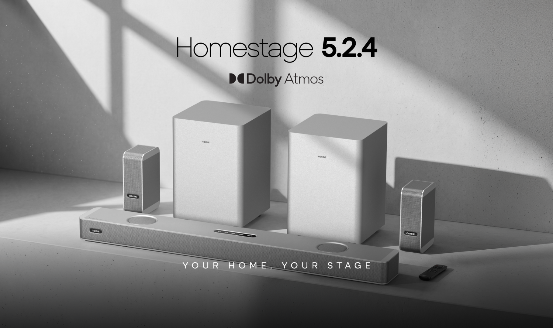 Компания Noise выпустила звуковые колонки Homestage 5.2.4 с двумя сабвуферами