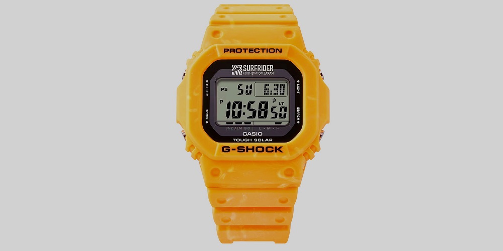 Casio выпустила часы G-Shock G-5600SFJ-9 совместно с Surfrider Foundation Japan