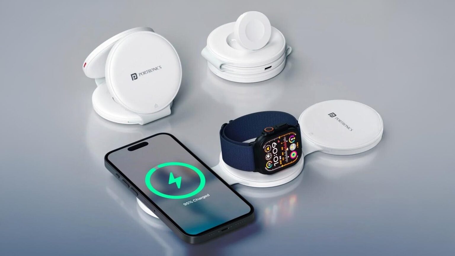 Portronics ChargeMate Trio: индийское беспроводное зарядное устройство «3 в 1» для почти всех типов устройств