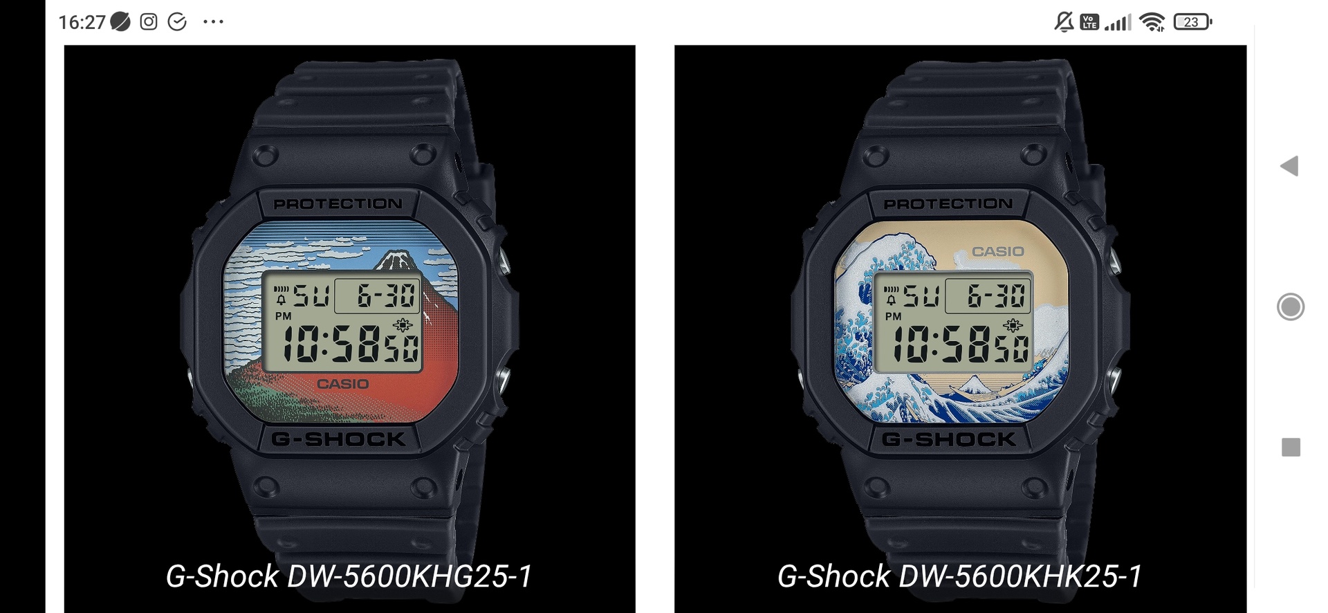 Часы Casio, вдохновленные творчеством средневекового японского художника Кацусики Хокусая выходят на глобальные рынки